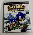 PLAYSTATION 3 PS3 SONIC GENERATIONS REPLACEMENT CASE & MANUAL (NO GAME DISC)