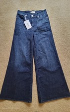 Frame Le Slim Palazzo High-Rise Crop Guilty Jeans Sz 27