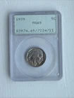 1935 5C Buffalo Nickel. PCGS MS-65 PCGS
