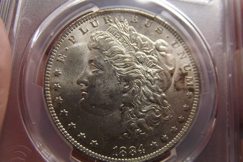 1884-O Morgan Silver Dollar PCGS MS62 Solid for the grade