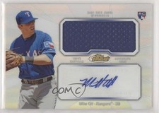 2013 Topps Finest Jumbo Relic Rookie Refractor Mike Olt #AJR-MO Auto 0a2