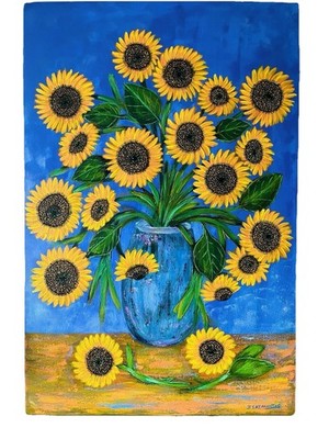  Still Life Sunflower  Original Painting Original Artwork  60X90 Cm Art Flowers 