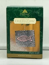 2003 Christian Dayspring Xmas Ornament Ichthus Mosaic Verse On Back - FREE SHIP