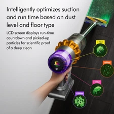 Dyson V15 Detect Total Clean Extra | Yellow/Nickel | Refurbished