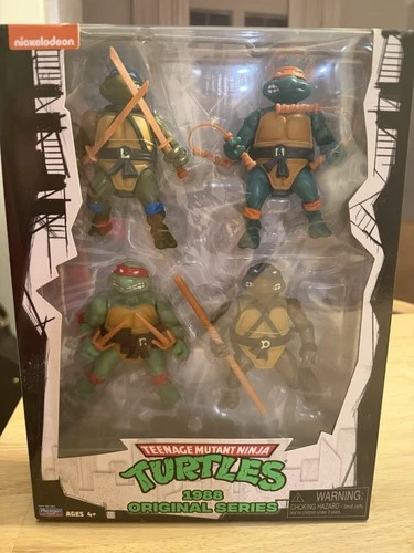 Playmates TMNT 1988 Original Series Action FIgure - 4 Pack