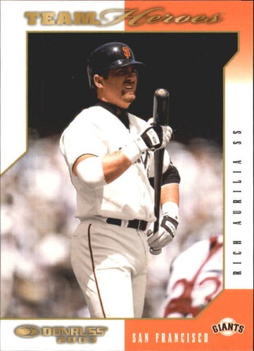 2003 Donruss Team Heroes Rich Aurilia #436 card