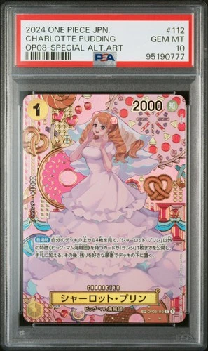 Alternate Art Charlotte Pudding One Piece 2024 OP08 Japanese SP OP03-112 PSA 10