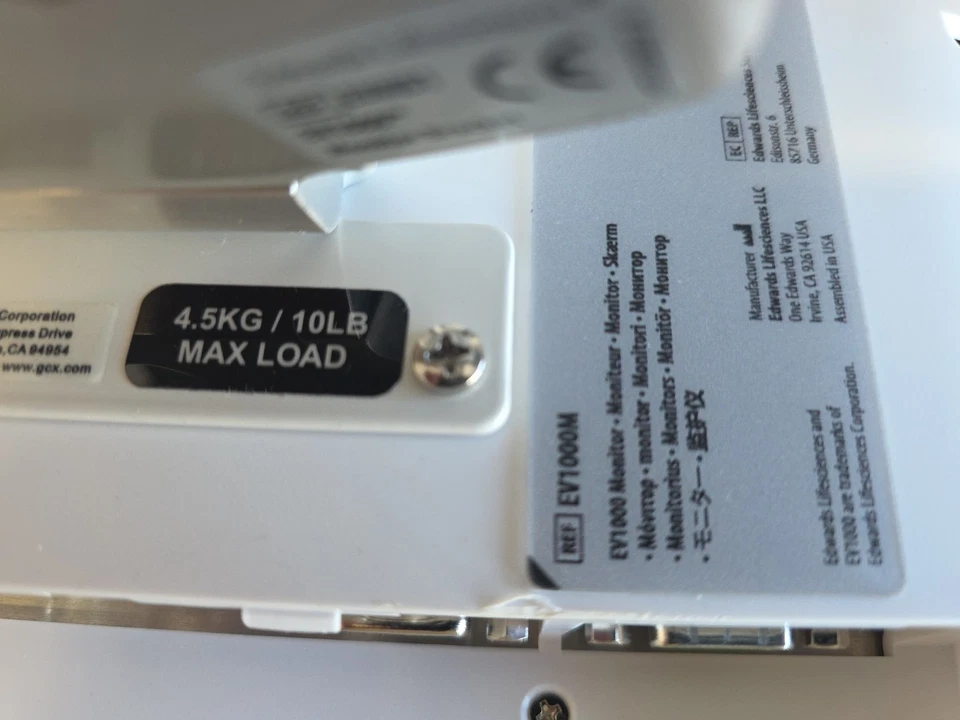 Sistema de monitoreo hemodinámico Edwards Lifesciences EV1000  Foto 2 de 4