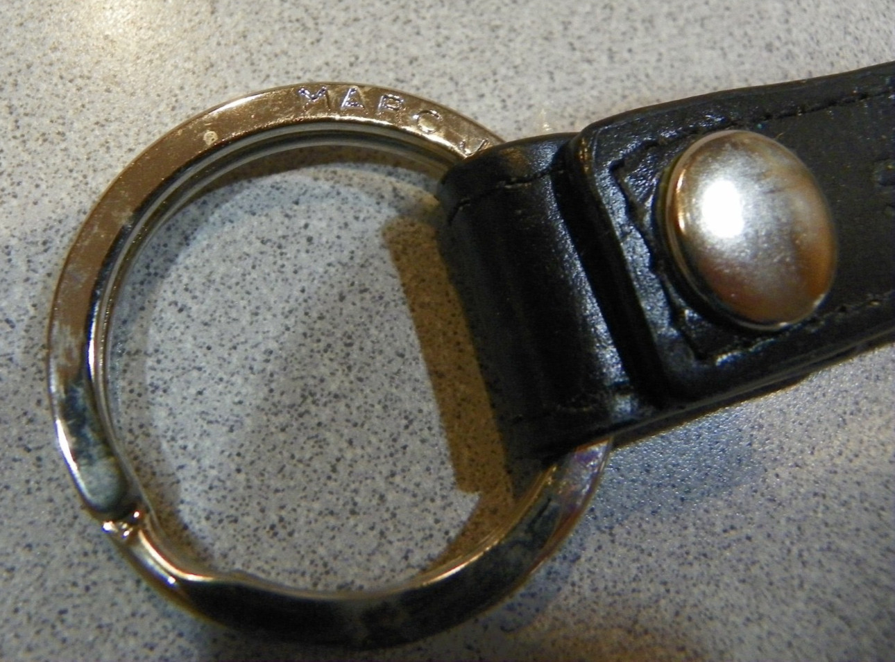 Marc Jacobs keychain key ring loop Black with a s… - image 5