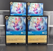 Disney Lorcana Piglet - Entranced by Snow 139/204 Winterspell Common 4 Cards