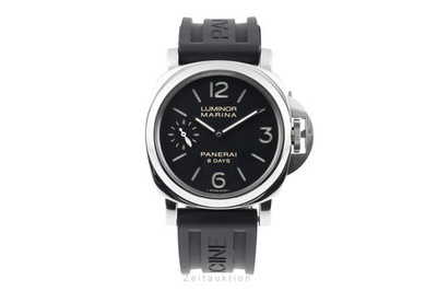 Panerai Luminor Marina 8 Days Edelstahl Handaufzug Ref. PAM00510 B&P 2014