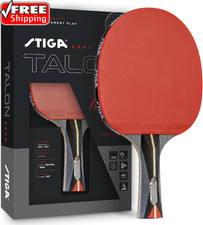 STIGA Ping Pong Paddles - 2Mm Tournament-Approved Sponge - Flared Handle for Enh