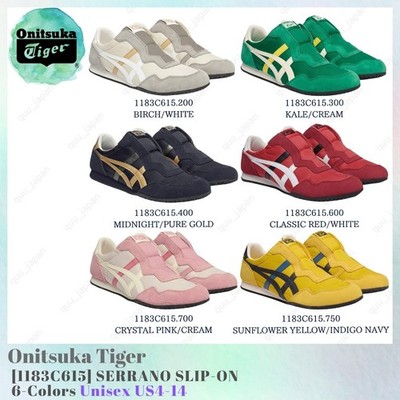 Onitsuka Tiger SERRANO SLIP-ON 1183C615 6-Colors Unisex US4-14 NEW