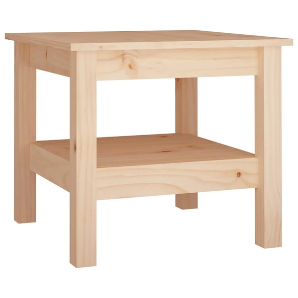 Couchtisch 45 X 45 X 40 Cm Massivholz Kiefer-image