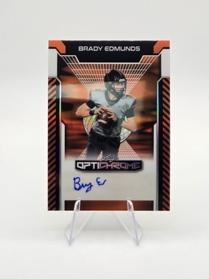 Brady Edmunds 2025 Leaf Optichrome Auto Prismatic Orange SP #/4 #BA-BE1