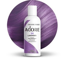  3 Pack Adore Semi Permanent Hair Dye Color 4oz  090 Lavender 