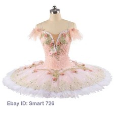 Professional Ballet Pink Pancake Ballet Tutu Dress Costume Adult Performance
