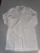 WHITE button-down Lab Coat ALLHEART Labs See Pics For Measurements