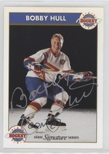 1993-94 Zellers Masters of Hockey Signature Series Bobby Hull Auto HOF 0o5t