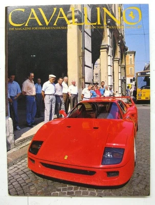 CAVALLINO FERRARI Sport Car ENTHUSIASTS Magazine OCT/NOV 1988 No. 47 - Image 1 of 3