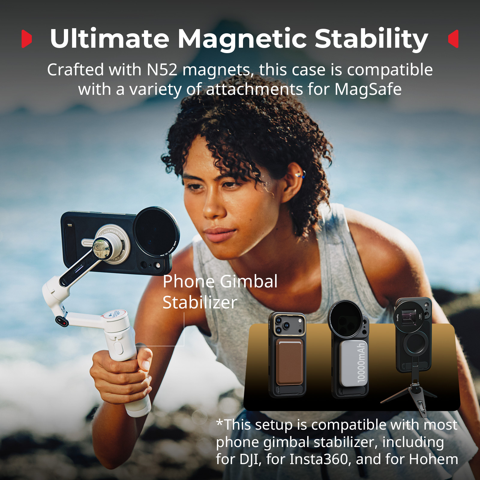 SmallRig Phone Case Kit for iPhone 17 Pro Max Magnetic Case for Phone Gimbal