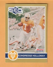 Condredge Holloway Tennessee Volunteers 1991 SEC Hoby #325 Huntsville Alabama