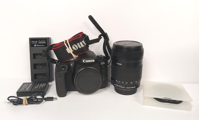 Canon EOS 77D 24.2MP Digital DSLR Camera w/ 18-135mm f/3.5-5.6 IS Lens - FF!