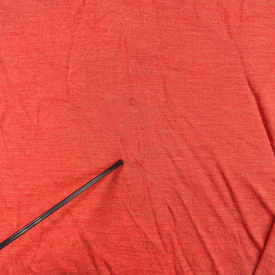 Smartwool Mid 250 Lana Merino 1/4 Cremallera Capa Base Grande Óxido Exterior Senderismo Foto 3 de 4