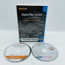 Plustek OpticFilm Series 35mm Film Scanner 7300 Setup  Application 2 CD w/ Key