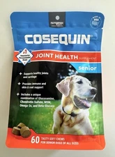 NUTRAMAX COSEQUIN Joint Health Supplement for Senior Dogs 60 count EXP 03/2026