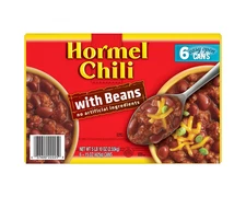 Hormel Chili with Beans 15 oz 6 Pack Canned Ready To Eat Meals