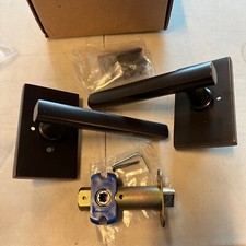 Emtek 5212FRLLHUS10B Privacy Set Freestone Lever LH Oil Rubbed Bronze