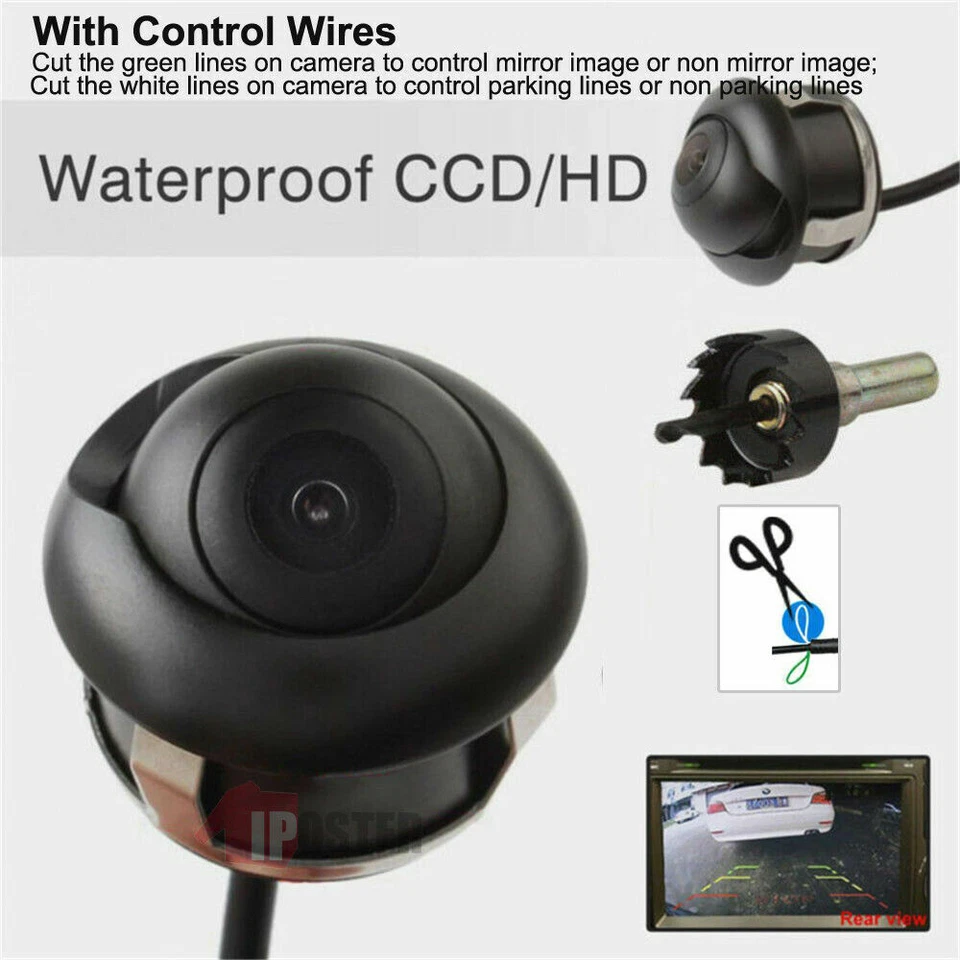 4.3" Car Rear View Mirror Monitor Reversing Camera No1 Bracket For Honda Odyssey - Image 3 of 4