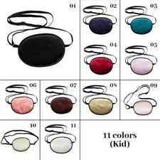 Single-eyed Silk Eye Mask Amblyopia Trainer Eyeshade Soft Eye Patch Sleep Mask