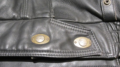 LEATHER MOTORCYCLE JACKET ~ LADIES SIZE 12-14 Medium - Picture 11 of 15