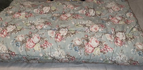 RALPH LAUREN Vintage CHARLOTTE Sage Green Floral COMFORTER King - Picture 5 of 11