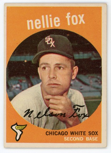 1959 Topps Nellie Fox #30 Sehr guter Erhaltungszustand + White Sox