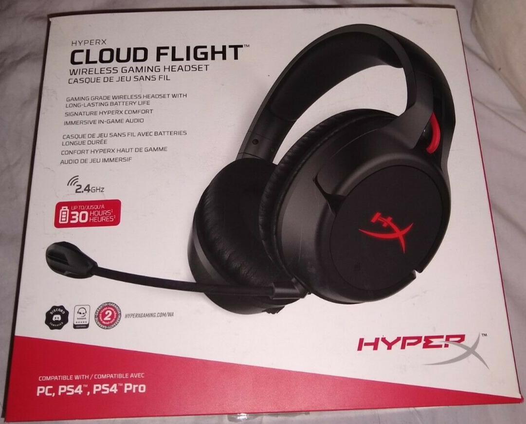 HyperX HX-HSCF-BK/AM 2.4 GHz Wireless Gaming Headset with Microphone -  Black for sale online | eBay