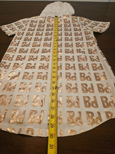 Baby Phat Women's White/Gold Hoodie Bd Logos Y2K Vintage Size Small - Picture 7 of 7