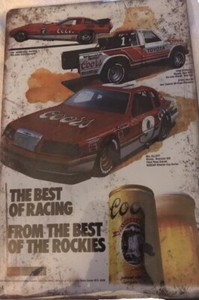 Coors Light NASCAR Racing 8x10 Wall Art