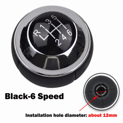 MT 6 Speed Black For Mini Cooper R52 R53 01-08 R50 Gear Shift Knob ...