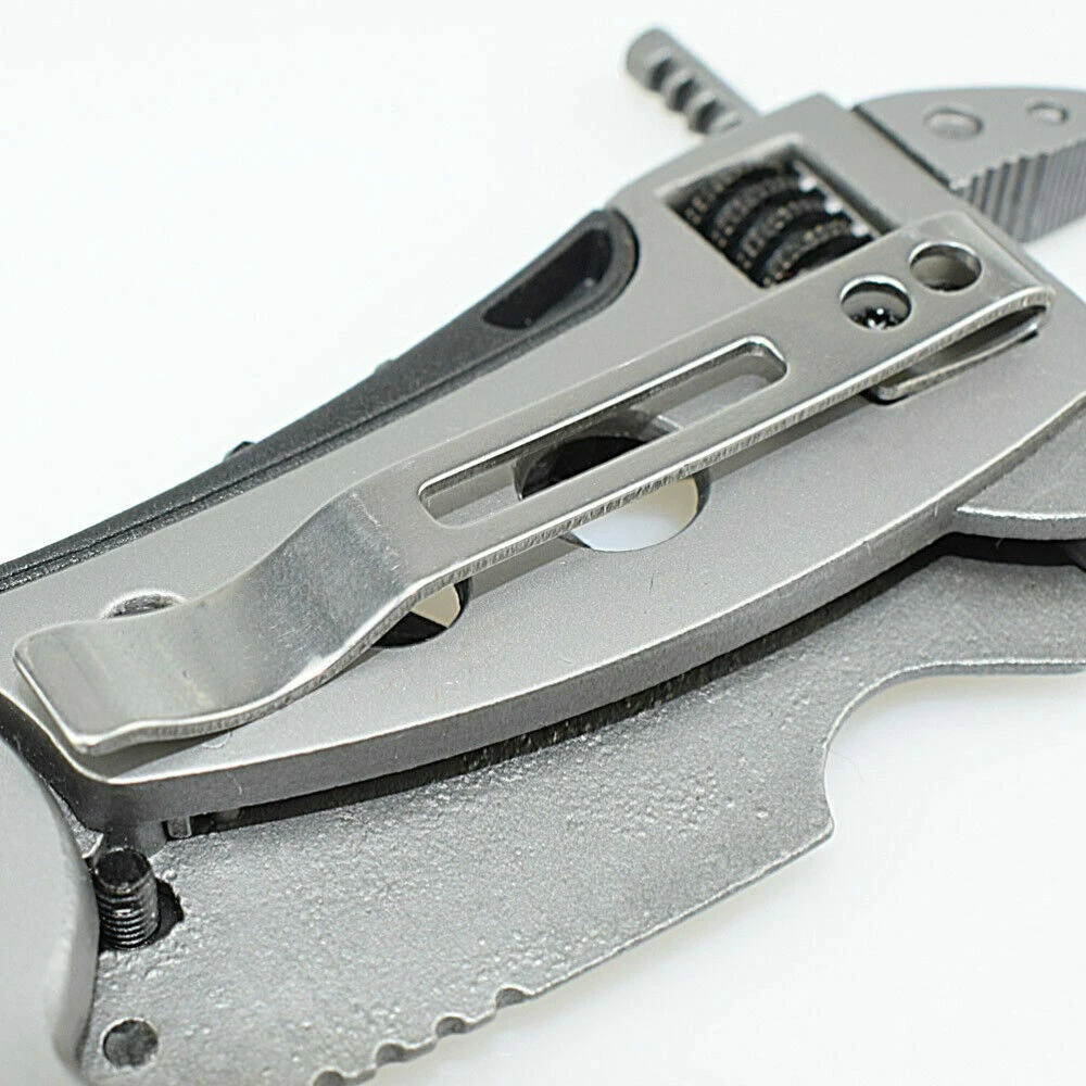 Multi Tool Set Adjustable Wrench Pliers Knife Jaw Screwdriver Foldable Survival