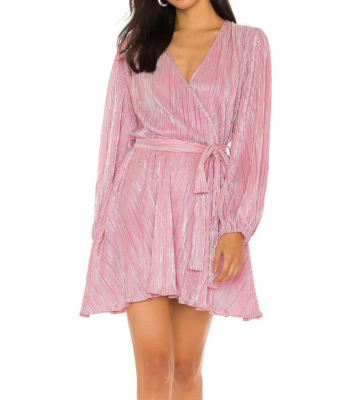 NWT Bardot Bellissa Pleat Dress Light Pink Shine size 6 Small Faux Wrap | eBay NWT Bardot Bellissa Pleat Dress Light Pink Shine size 6 Small Faux Wrap | eBay