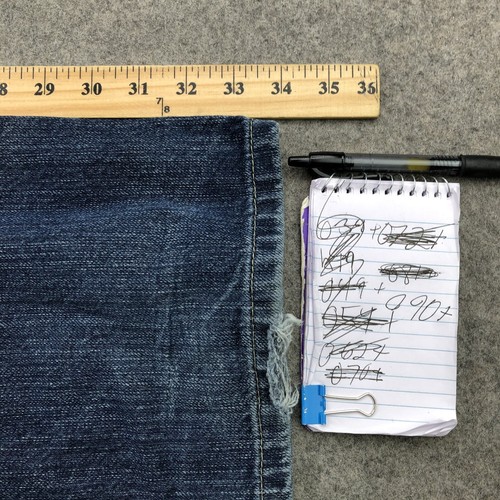 Vintage PHAT FARM Jeans Mens 34x33 Straight Relaxed Fit Straight Y2K - Picture 10 of 10