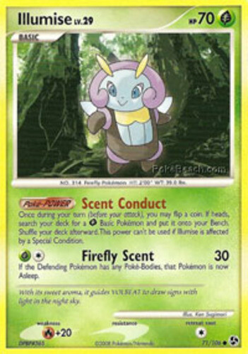 Pokemon - Illumise - 71/106 - Common - Great Encounters - NM