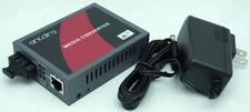 Antaira FCU-100SC-S3-V2 - 10/100TX-100FX Switching Media Converter Single-Mode