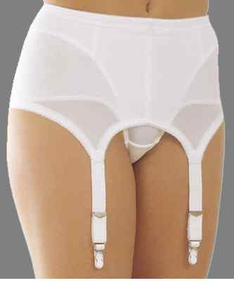 Rago Six Strap Medium Shaping Garter Belt & Stockings White Style 72522 to  4X | eBay