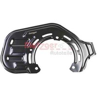 Metzger 6115463 Spritzblech, Bremsscheibe FüR Opel, Vauxhall Vorderachse Links