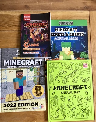 Minecraft Buchpaket X4 - Minecraft Dungeons, Mojang Jährlich, Geheimnisse & Cheats