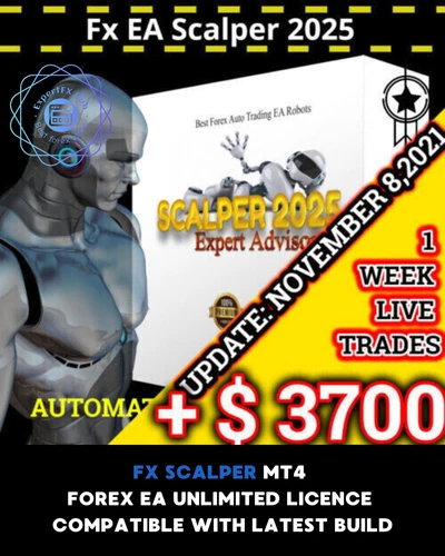 FX Scalper 2025 Forex MT4 Metatrader Robot Expert Advisor EA unlimited licence!